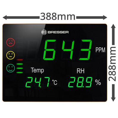 CO2 meter Bresser Smile XXL