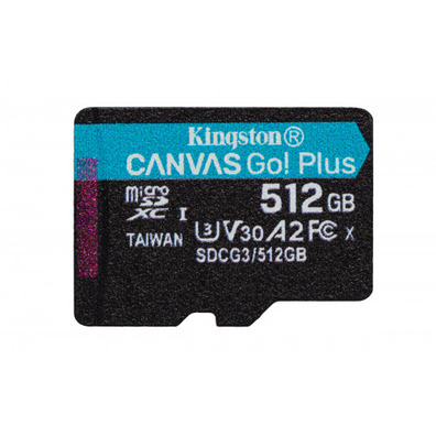 Memory MicroSD Kingston 512 GB MicroSD Class 10 UHS-I