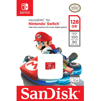 128GB Sandisk Switch MicroSDXC Memory