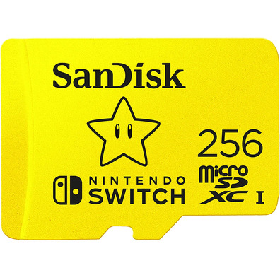 MicroSDXC 256GB Sandisk Switch Memory