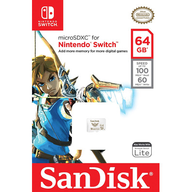 64GB Sandisk Switch MicroSDXC Memory