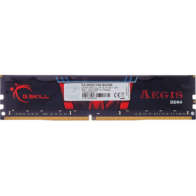 G.Skill Aegis 16Go (2 x 8Go) DDR4 3200 MHz CL16 Mémoire vive PC G.S