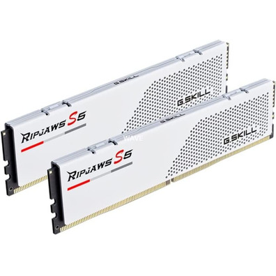 Memory RAM G. Skill Ripjaws S5 32GB (2x16GB) 5600 MHz DDR5 White