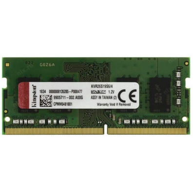 Kingston KVR26S19S6/4 4GB DDR4 SODIMM RAM