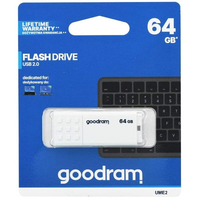 USB Goodram 64GB UME2 White USB 2.0 Memory