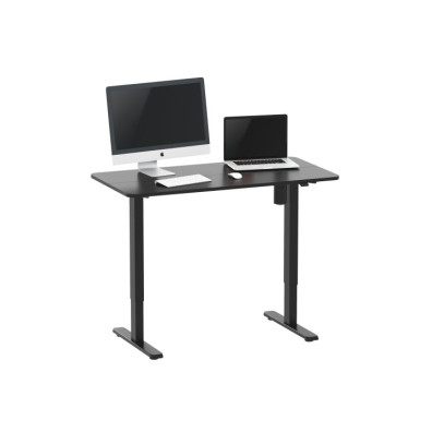 Table Gaming Electric Ergonomics Adjustable Height Black 120x60 - Equip