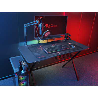 Table Gaming Genesis HOLM 300 RGB Black