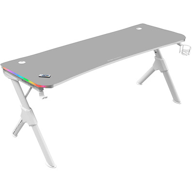 Table Gaming Mars Gaming MGD RGB XL White 160x60cm