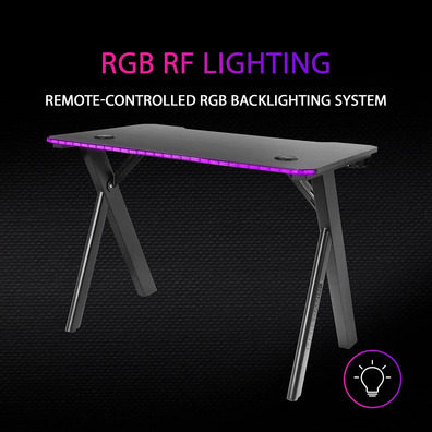 Table Gaming Mars Gaming MGD100RGB 100x60x74 cm Black