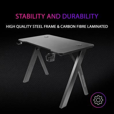 Table Gaming Mars Gaming MGD100RGB 100x60x74 cm Black