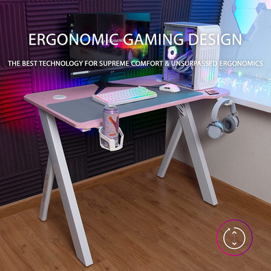 Table Gaming Mars Gaming MGD100RGB 100x60x74 cm Pink