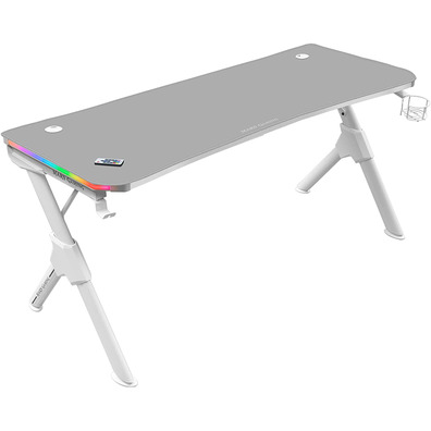 Table Gaming Mars Gaming MGD140RGB 140 cm White
