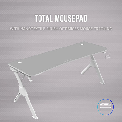 Table Mars Gaming MGD XL White 160x60 cm