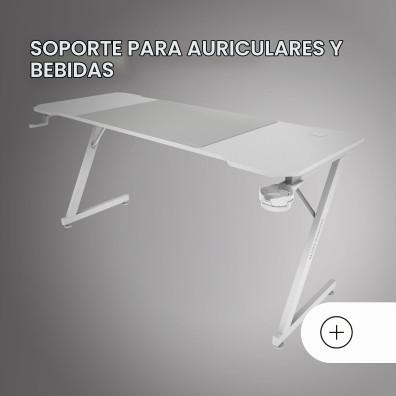 Table Mars Gaming Mgdx160w White