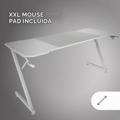 Table Mars Gaming Mgdx160w White