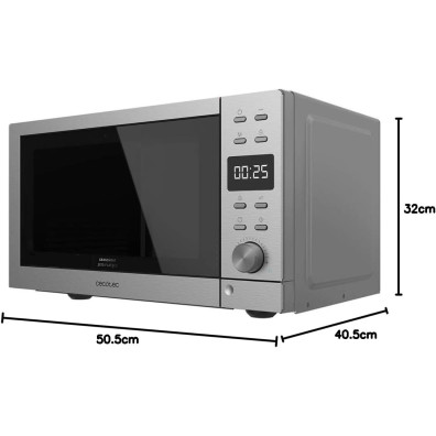 Cecotec GrandHeat 2010 Flatbed Steel Microwave
