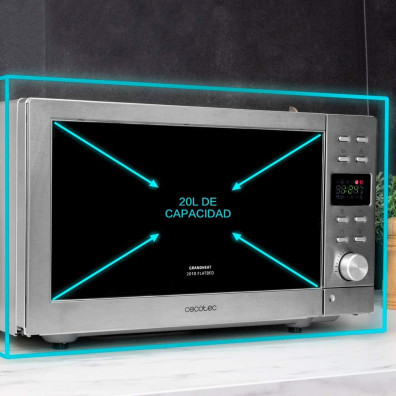 Cecotec GrandHeat 2010 Flatbed Steel Microwave