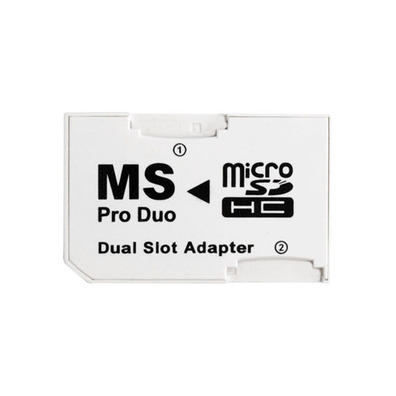 MicroSD to MS Pro Duo Dual Slot Adapter