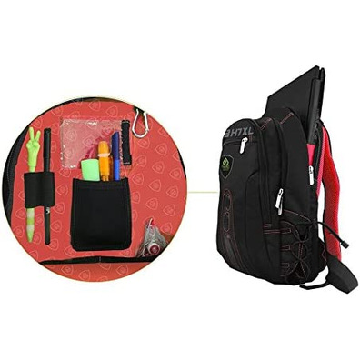 17 '' Keep Out BK7GXL Black/Red Laptop Backpack