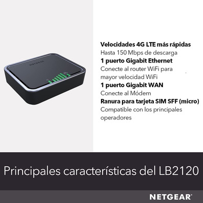Wireless 4G LTE Netgear LB2120-100PES