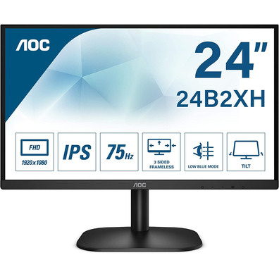 AOC 24B2XH/EU 23.8 " Full HD Black