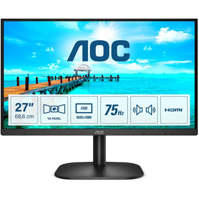 AOC 27B2AM 27 " Full HD Multimedia Black Monitor