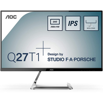 AOC monitor Q27T1 LED 27 '' Black