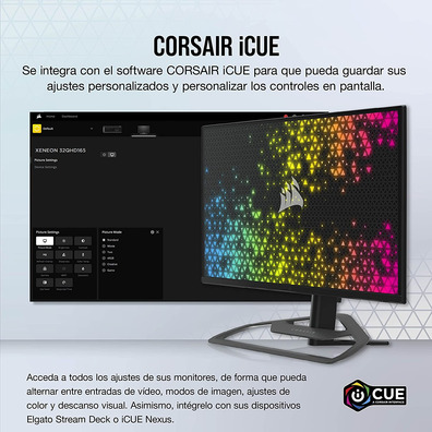 Corsair Xeneon 32QHD165 32 '' Quad HD Black Monitor