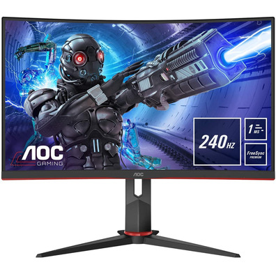 Monitor Gaming Curvo AOC C32G2ZE 31.5 " Full HD Black