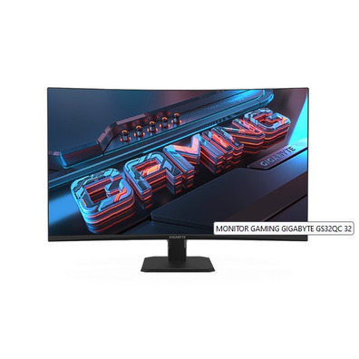 Monitor Gaming Gigabyte GS32QC 31.5 " Quad HD, LCD, Black