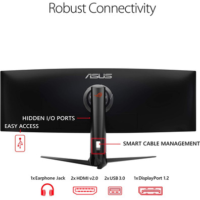 LED Monitor 49 '' ASUS ROG Strix XG49VQ Black Curve