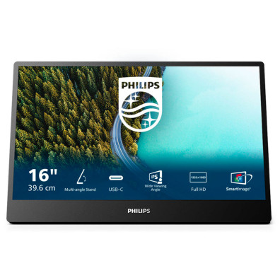 Portable Monitor Philips Série 3000 16 "16B1P3302 IPS FHD 75Hz