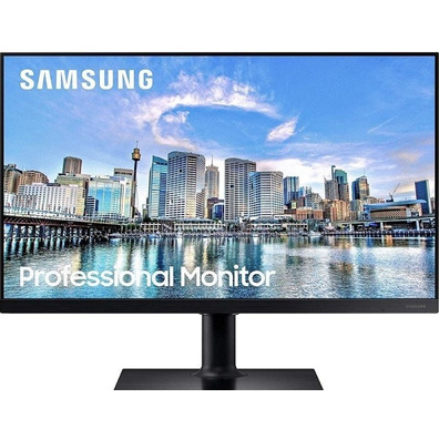 Professional Monitor Samsung LF24T450FQR 24 " Full HD Black