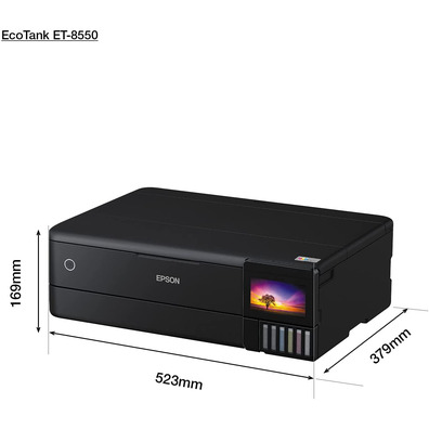 Multifunction A3 + Photographic Epson Ecotank ET-8550 Wifi/ Duplex/Black