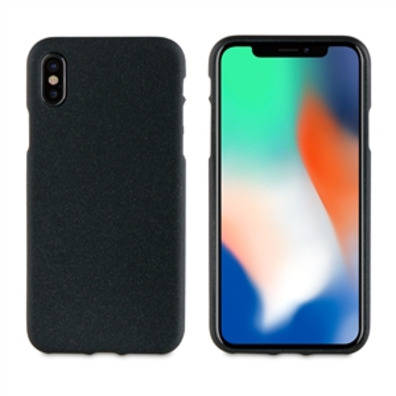 Case Stone iPhone XS/X-Black Muvit