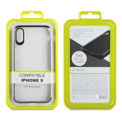 Cover Crystal iPhone Bump XR Black Muvit