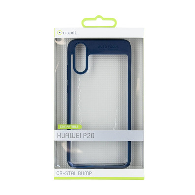 Muvit Case Crystal Bump Huawei P20 Blue