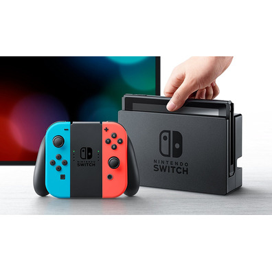 Nintendo Switch Blue Neon/Red Neon