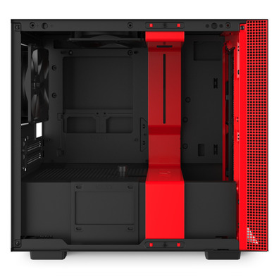 NZXT Case MINI ITX H210 Black-Red