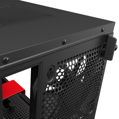 NZXT Case MINI ITX H210 Black-Red