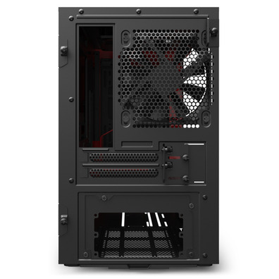 NZXT Case MINI ITX H210 Black-Red