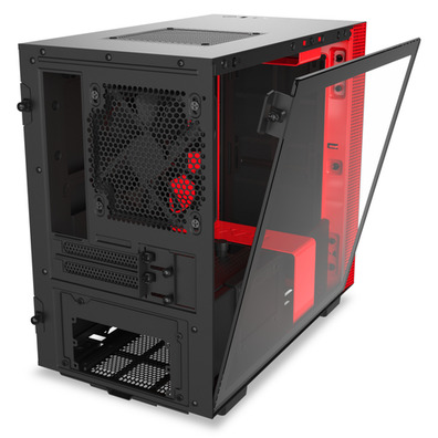 NZXT Case MINI ITX H210 Black-Red