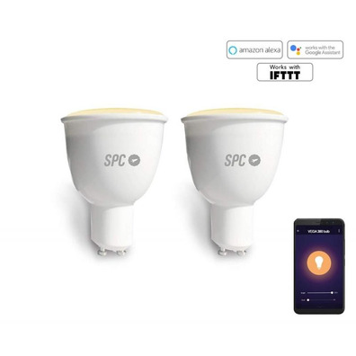 Pack 2 Bulbs Smart SPC Sirius 380 -GU10-