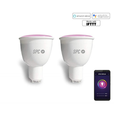 Pack 2 Bulbs Smart SPC Sirius 380 -GU10-