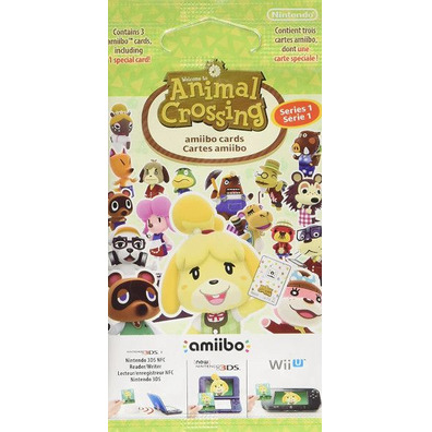 Pack 3 Amiibo Animal Crossing Cards (Series 1)