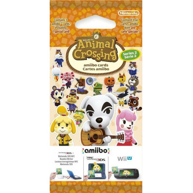 Pack 3 Amiibo Animal Crossing Cards (Series 2) Switch