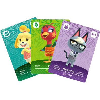 Pack 3 Amiibo Animal Crossing Cards (Series 5) Switch