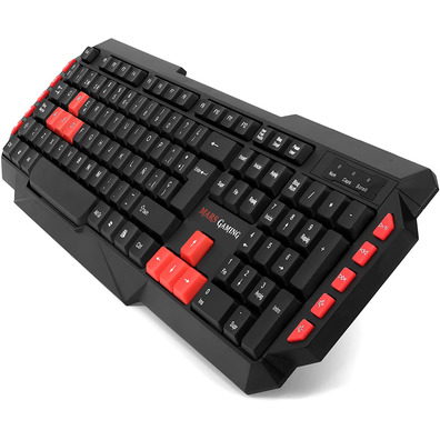 Pack Mars Gaming MRCP1 (Keyboard + Mouse + Headphones + Carpeting)