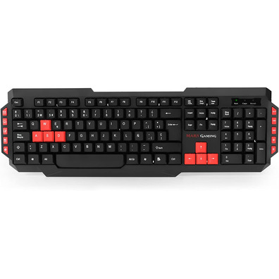 Pack Mars Gaming MRCP1 (Keyboard + Mouse + Headphones + Carpeting)