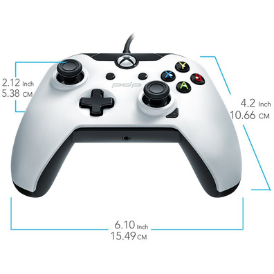 PDP Command Artic White Xbox One With Cable